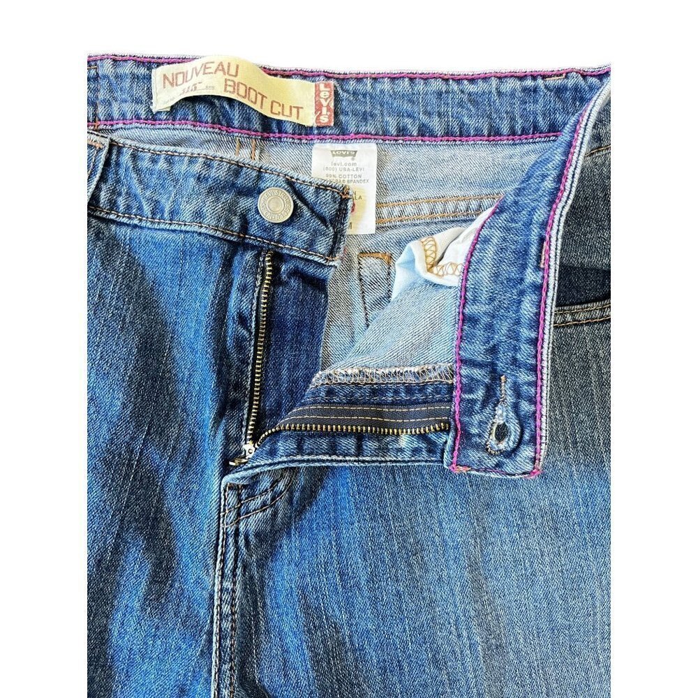 Levi's 515 Nouveau Bootcut Jeans Size 35" - Picture 8 of 15